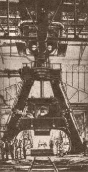 PLANTA SIDERURGICA. Importante estructura totalmente metálica que se alza como testimonio del avance técnico