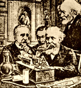 EL FONÓGRAFO. La retención y retransmisión de lo voz humana parecieron un prodigio cuando Edison fabricó el primer aparato que le dio fama y fortuna.