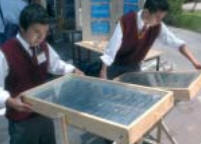 Ejemplos de jóvenes inventores: Sergio Meza, Eduardo Gonçalvez y Alejandro Maureira