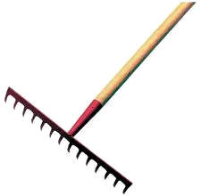 Rastrillo de jardinero