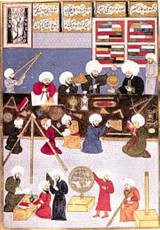 Durante siglos los científicos y matemáticos árabes tuvieron una gran importancia e influencia en el mundo; numerosos términos castellanos proceden del árabe, tales como alquimia, cifra, álgebra, algoritmo..., e incluso muchos otros del lenguaje común como almohada, almirez...