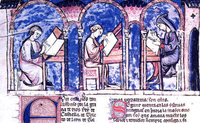 Miniatura de la Escuela de Traductores de Toledo