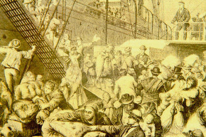 La literatura gallega se impregnó de un sentimiento nacionalista, muy ligado a la realidad social de la emigración