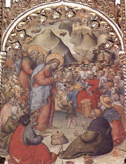 Teatro religioso: La multiplicación de los panes y los peces, de N. Florentino; Catedral vieja de Salamanca