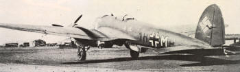 Modelo de bombardero alemán Heinkel HE 111, similar a los que participaron en la batalla de Inglaterra