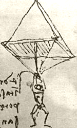 Figura 17. Inventos de Leonardo da Vinci, máquinas voladoras